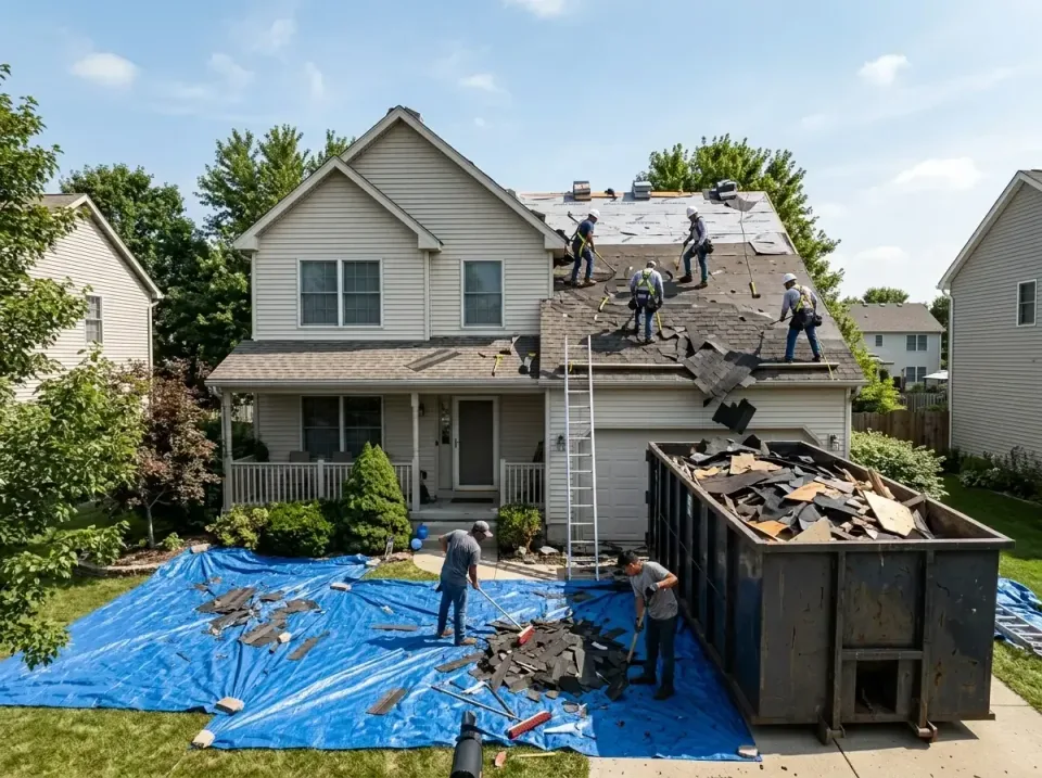 roof-replacement-debris-remova-004 — frequently asked questions, Cheapest Dumpster Rentals in Laguna Beach, FL